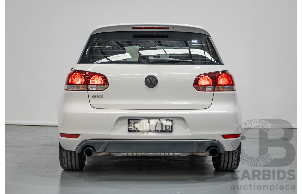 1/2013 Volkswagen Golf GTI 1K MY13 5D Hatchback White Turbo 2.0L