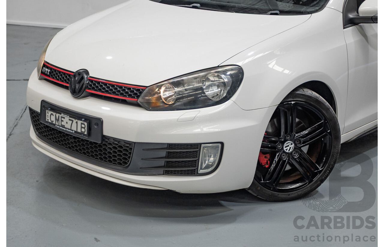 1/2013 Volkswagen Golf GTI 1K MY13 5D Hatchback White Turbo 2.0L