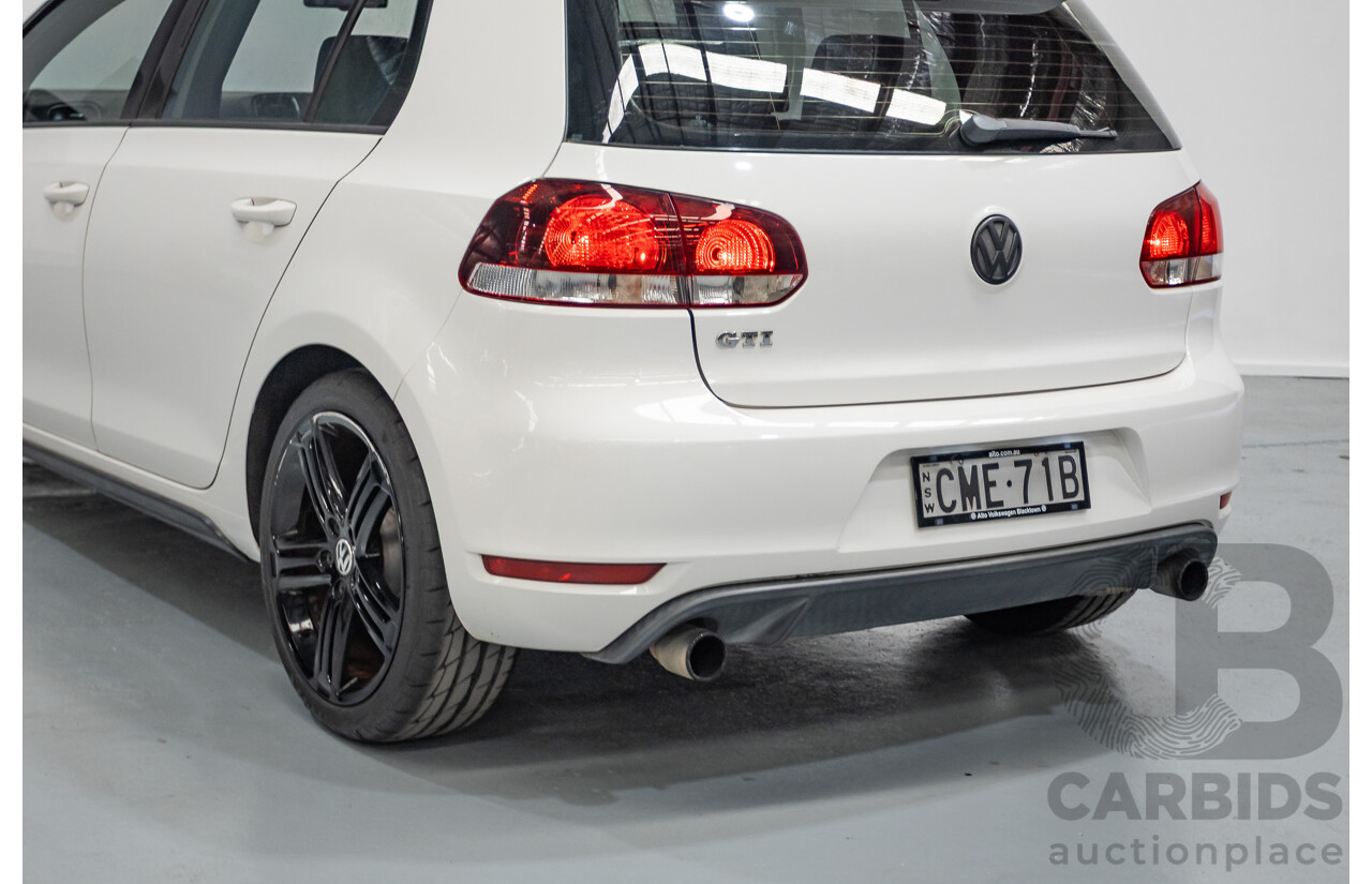 1/2013 Volkswagen Golf GTI 1K MY13 5D Hatchback White Turbo 2.0L