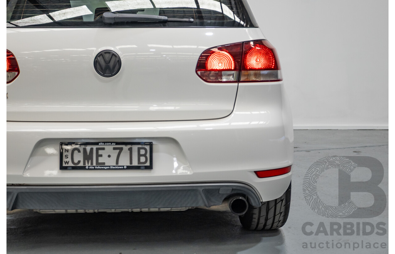 1/2013 Volkswagen Golf GTI 1K MY13 5D Hatchback White Turbo 2.0L