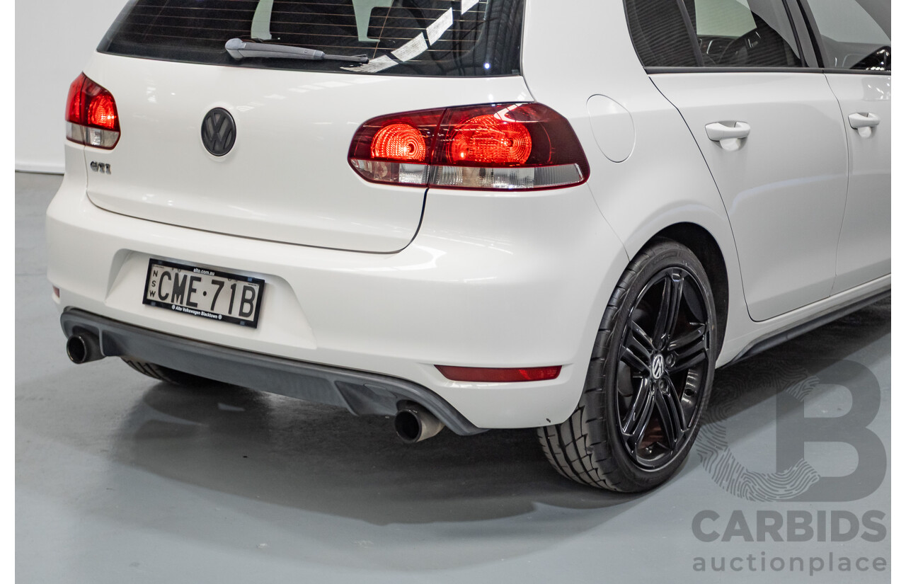 1/2013 Volkswagen Golf GTI 1K MY13 5D Hatchback White Turbo 2.0L