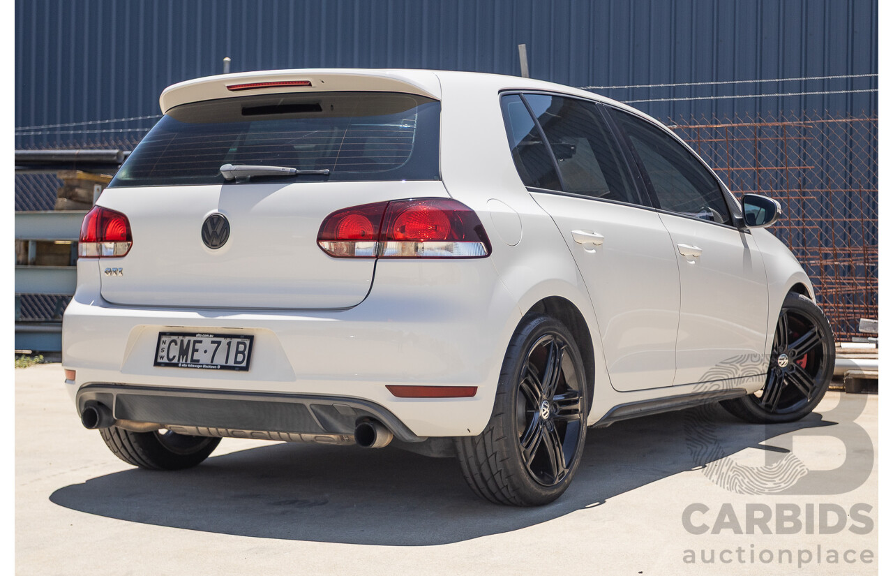 1/2013 Volkswagen Golf GTI 1K MY13 5D Hatchback White Turbo 2.0L