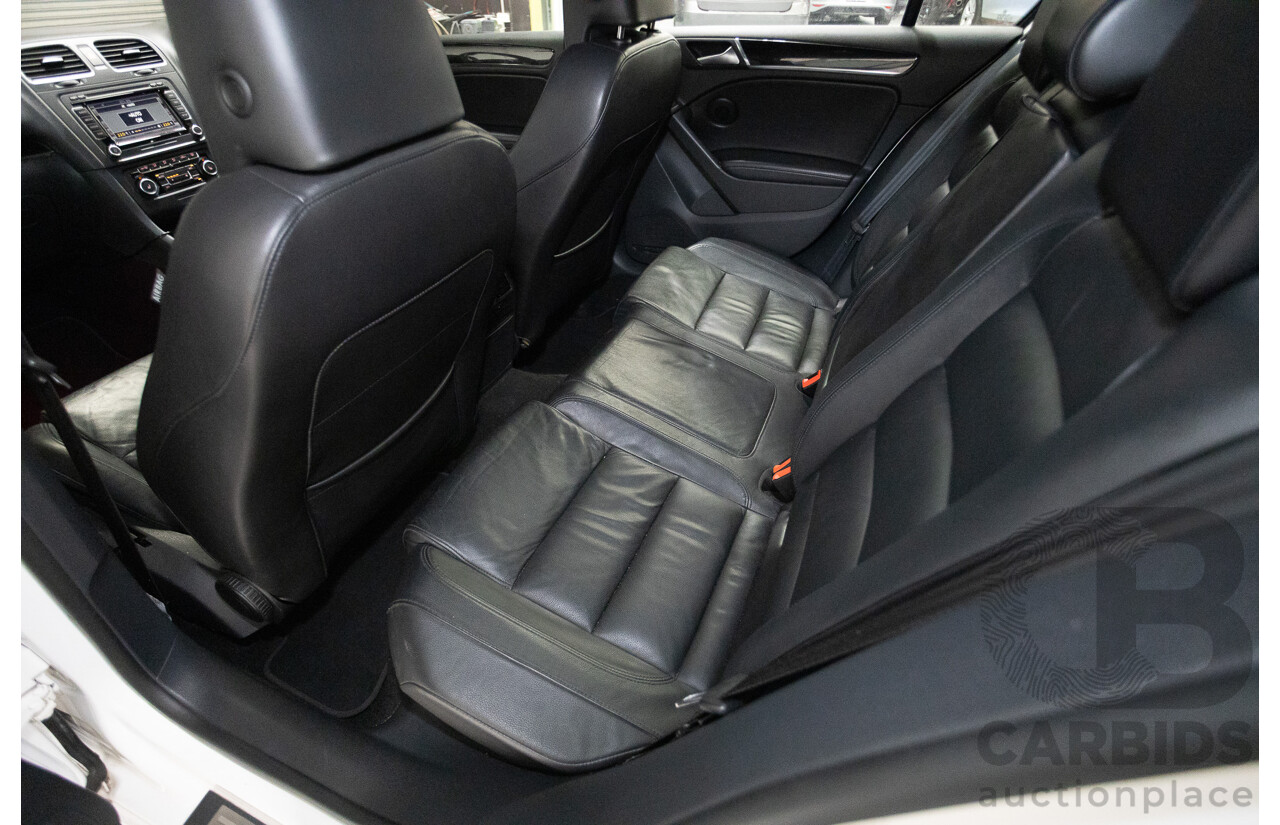 1/2013 Volkswagen Golf GTI 1K MY13 5D Hatchback White Turbo 2.0L