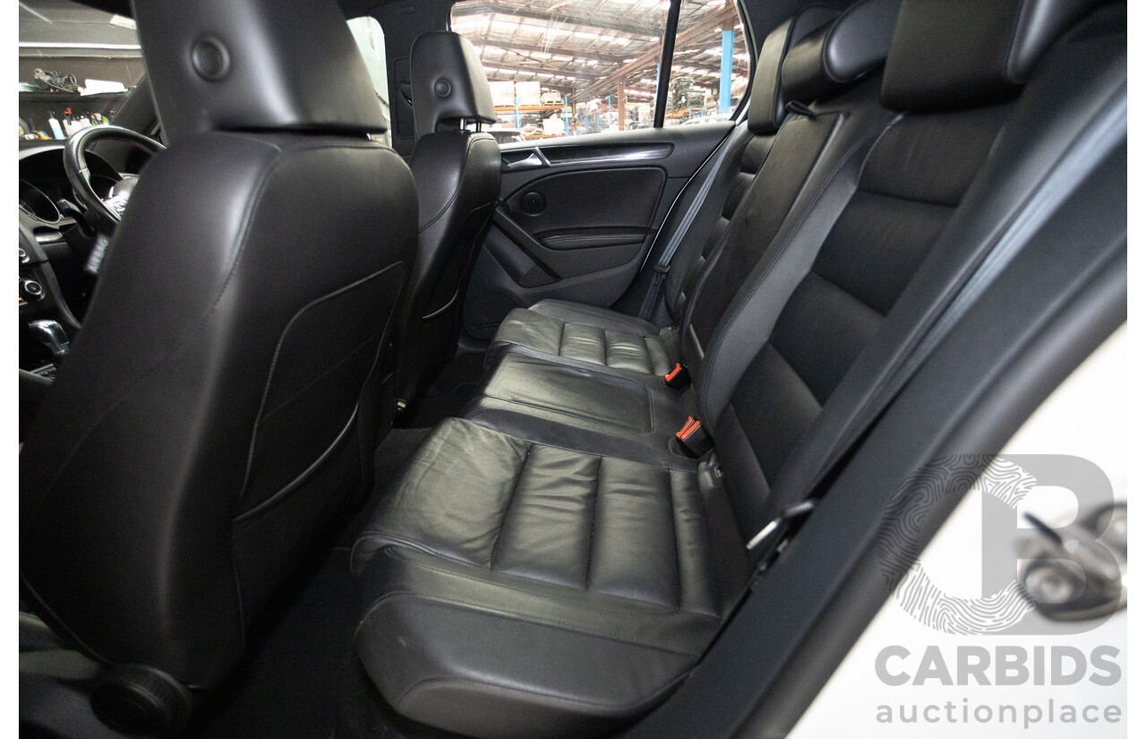 1/2013 Volkswagen Golf GTI 1K MY13 5D Hatchback White Turbo 2.0L