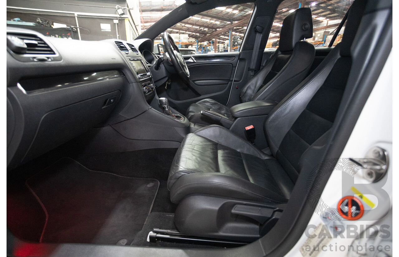 1/2013 Volkswagen Golf GTI 1K MY13 5D Hatchback White Turbo 2.0L