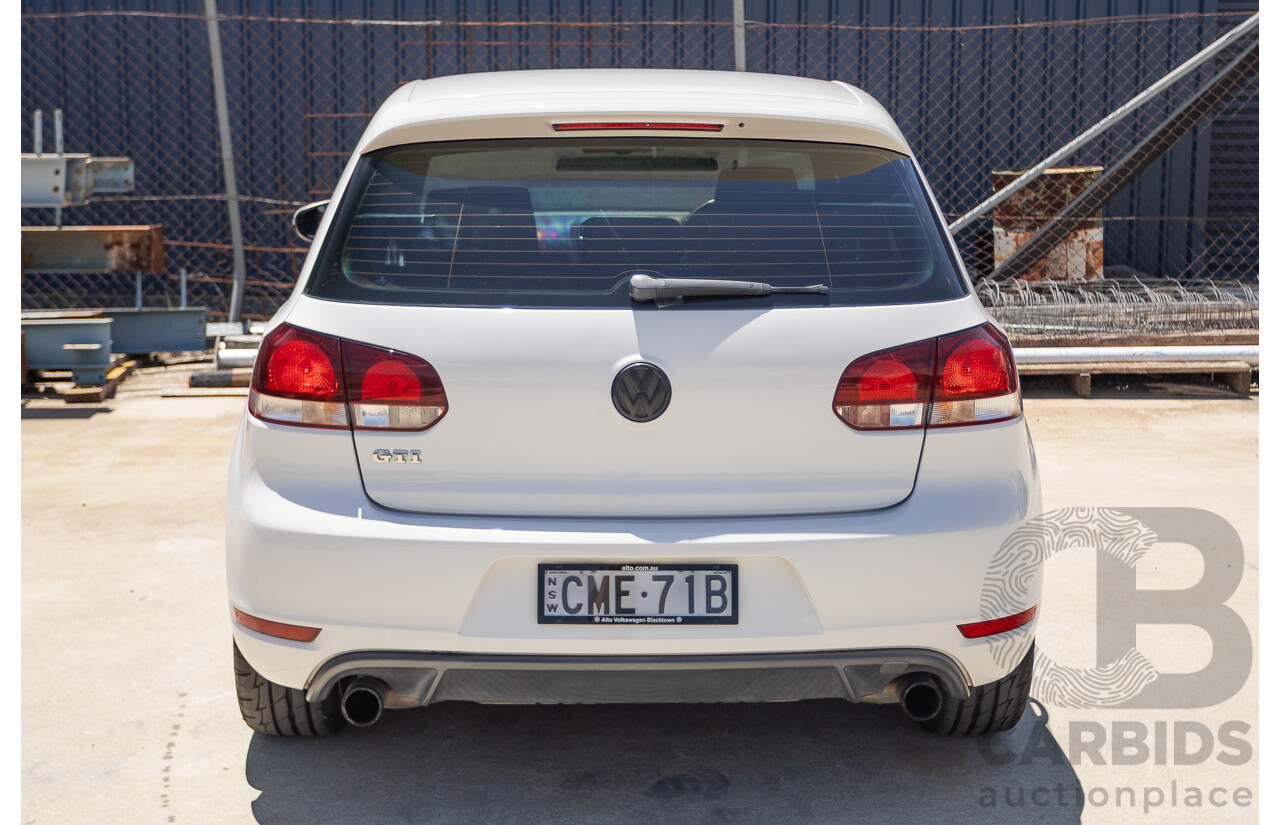 1/2013 Volkswagen Golf GTI 1K MY13 5D Hatchback White Turbo 2.0L