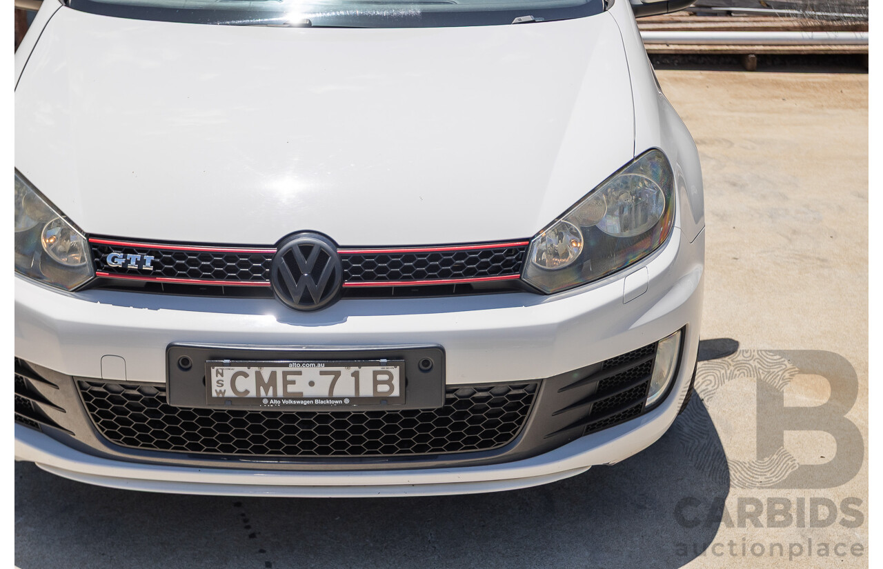 1/2013 Volkswagen Golf GTI 1K MY13 5D Hatchback White Turbo 2.0L