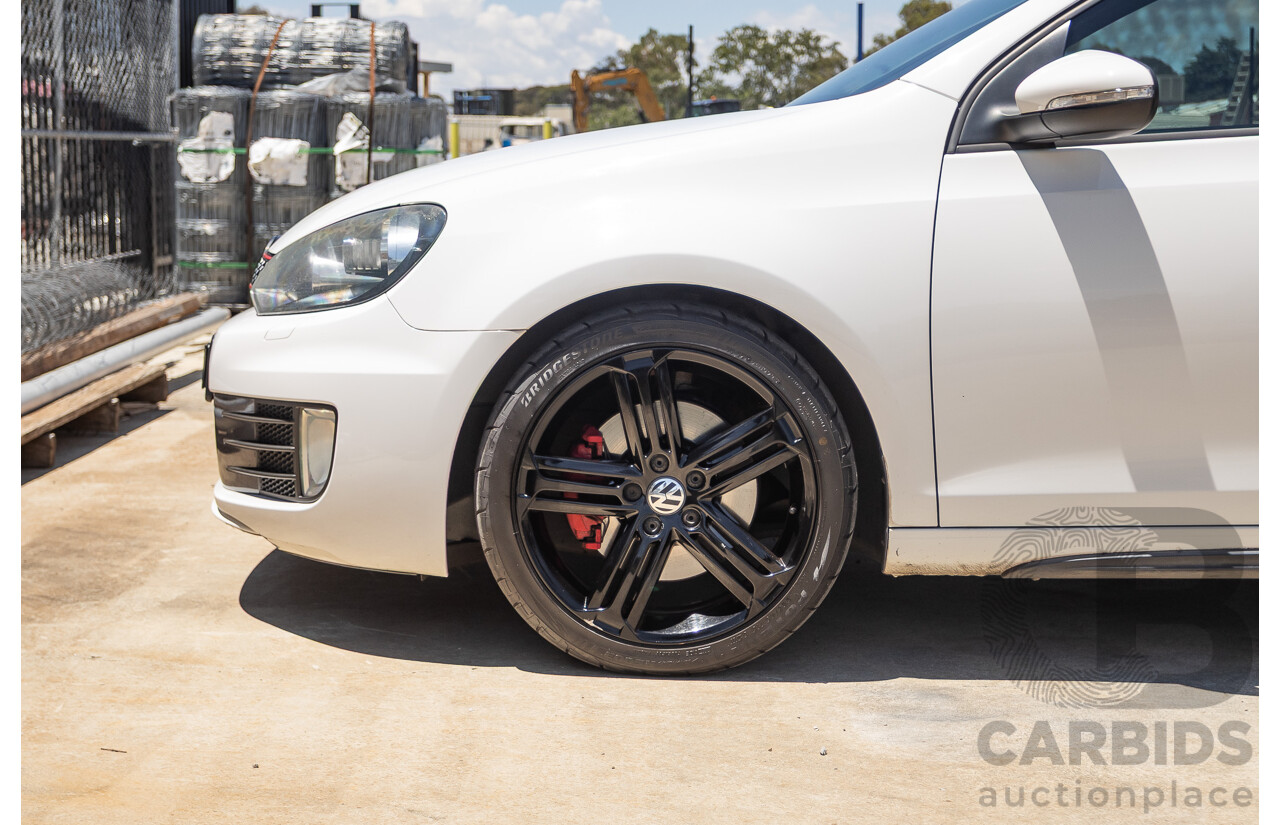 1/2013 Volkswagen Golf GTI 1K MY13 5D Hatchback White Turbo 2.0L