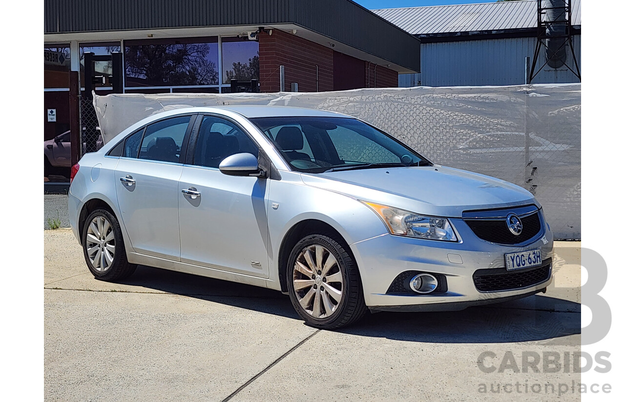 6/2014 Holden Cruze Z-Series JH MY14 4d Sedan Silver 1.8L
