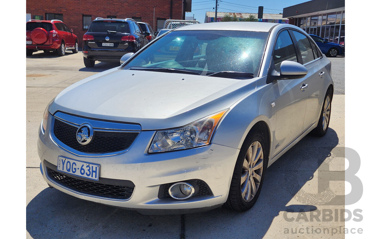 6/2014 Holden Cruze Z-Series JH MY14 4d Sedan Silver 1.8L