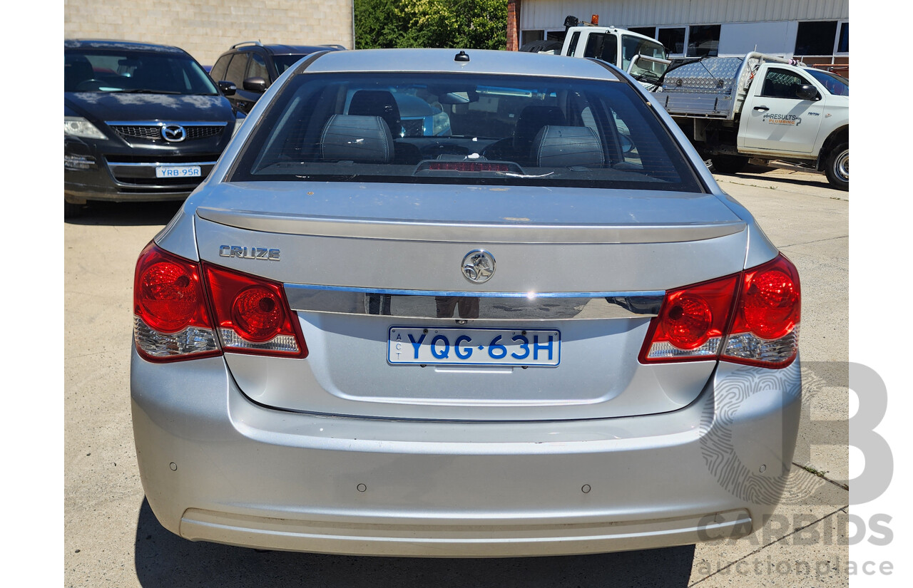 6/2014 Holden Cruze Z-Series JH MY14 4d Sedan Silver 1.8L