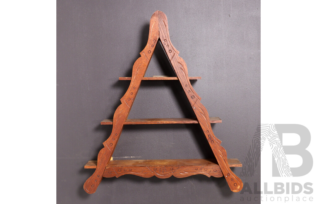 Pair of a Frame Wall Mount Shelves