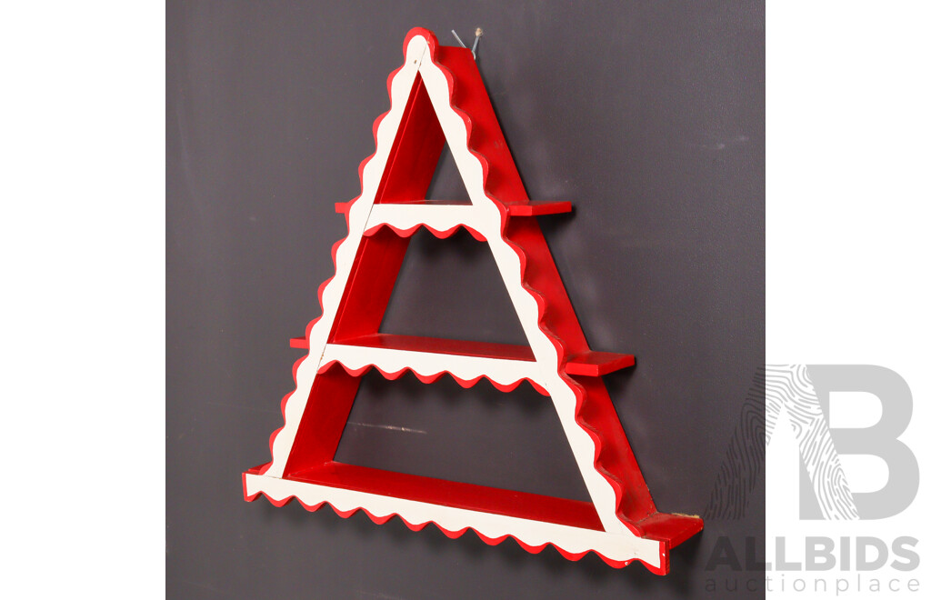 Pair of a Frame Wall Mount Shelves