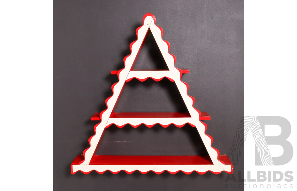 Pair of a Frame Wall Mount Shelves