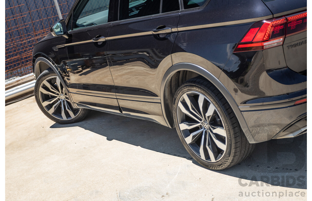 7/2019 Volkswagen Tiguan 132 TSI R-Line Edition (AWD) 5NA MY19 4D Wagon Deep Black Pearl Turbo 2.0L