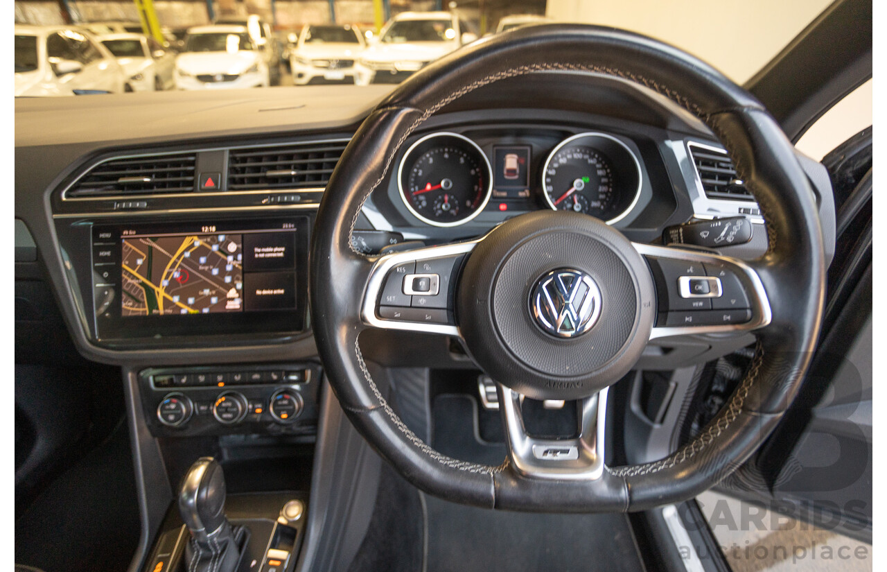 7/2019 Volkswagen Tiguan 132 TSI R-Line Edition (AWD) 5NA MY19 4D Wagon Deep Black Pearl Turbo 2.0L