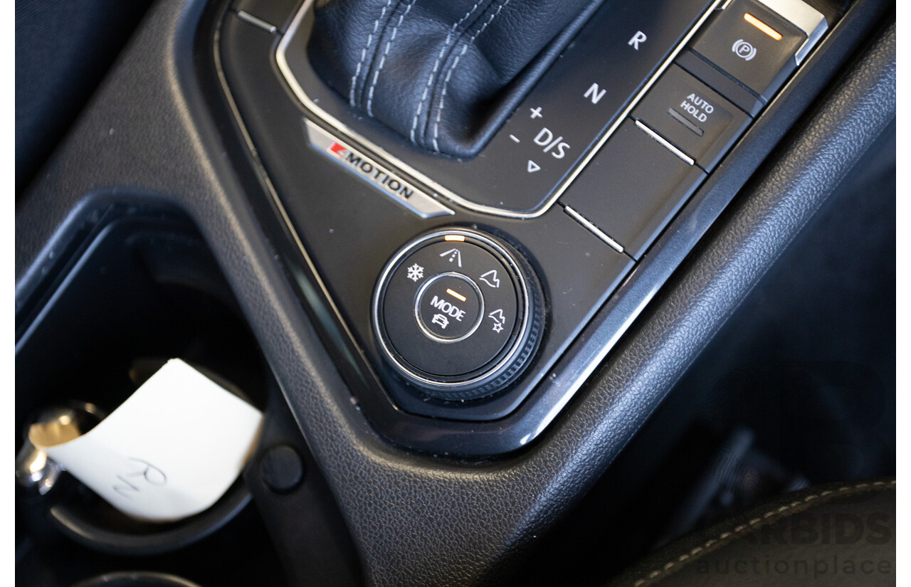 7/2019 Volkswagen Tiguan 132 TSI R-Line Edition (AWD) 5NA MY19 4D Wagon Deep Black Pearl Turbo 2.0L