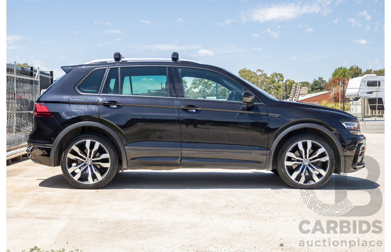 7/2019 Volkswagen Tiguan 132 TSI R-Line Edition (AWD) 5NA MY19 4D Wagon Deep Black Pearl Turbo 2.0L
