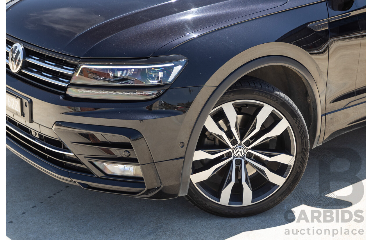 7/2019 Volkswagen Tiguan 132 TSI R-Line Edition (AWD) 5NA MY19 4D Wagon Deep Black Pearl Turbo 2.0L