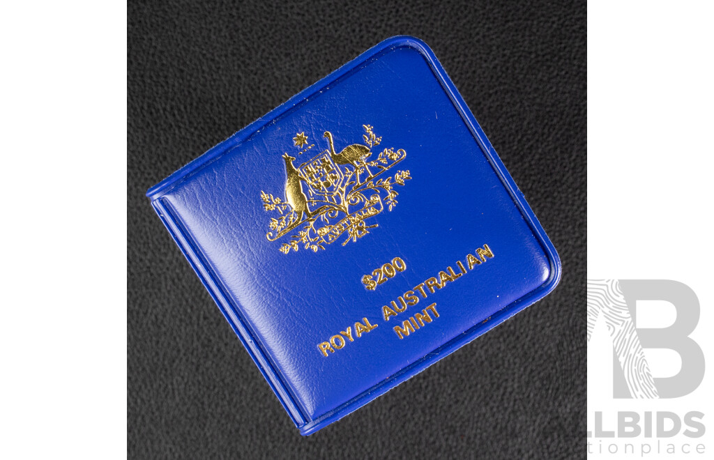 Australian RAM 1983 Gold Two Hundred Dollar Coin, Australian Koala .916