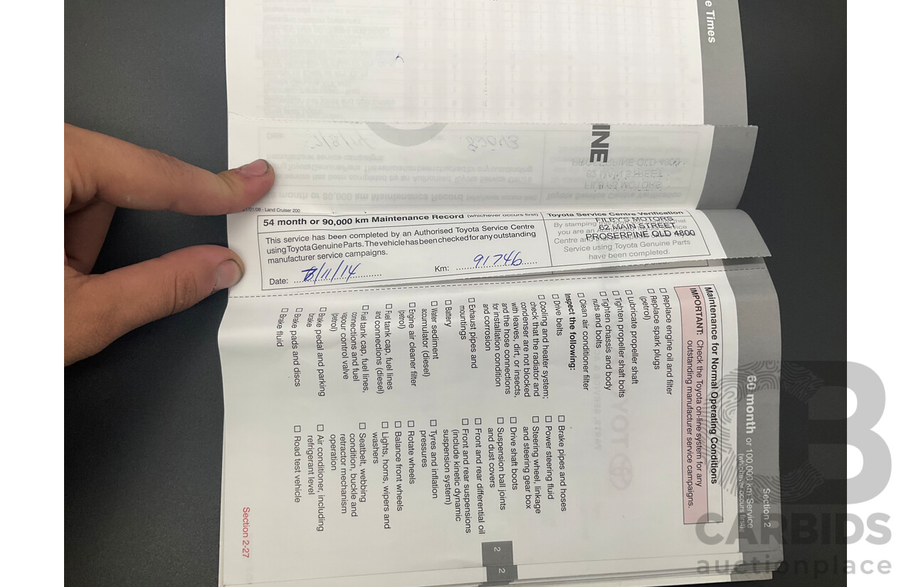 1/2011 Toyota Landcruiser GXL (4x4) VDJ200R 09 Upgrade 4d Wagon Magnetic Grey Metallic Turbo Diesel V8 4.5L