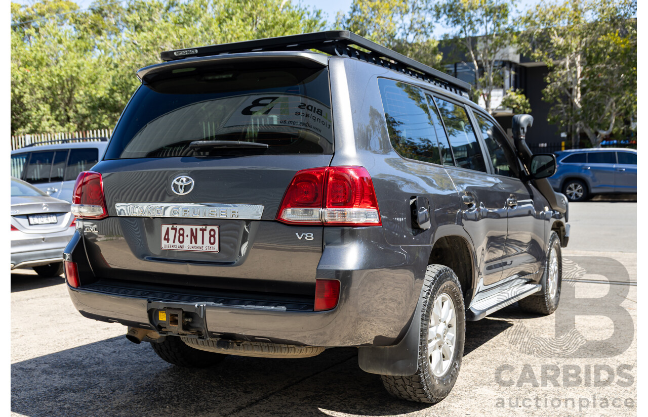 1/2011 Toyota Landcruiser GXL (4x4) VDJ200R 09 Upgrade 4d Wagon Magnetic Grey Metallic Turbo Diesel V8 4.5L