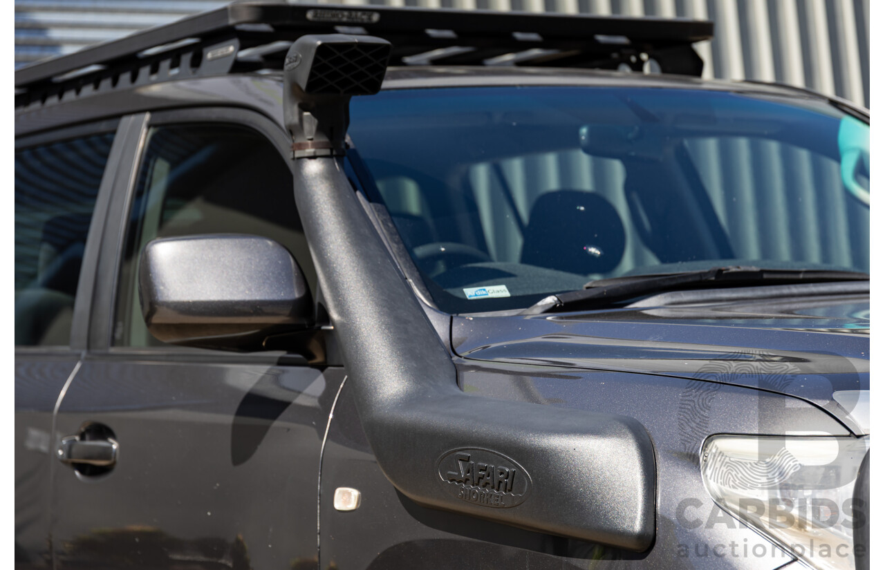 1/2011 Toyota Landcruiser GXL (4x4) VDJ200R 09 Upgrade 4d Wagon Magnetic Grey Metallic Turbo Diesel V8 4.5L