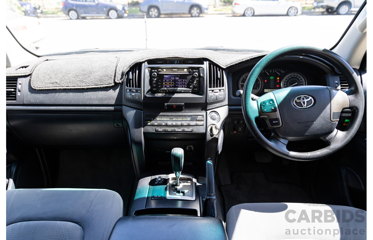 1/2011 Toyota Landcruiser GXL (4x4) VDJ200R 09 Upgrade 4d Wagon Magnetic Grey Metallic Turbo Diesel V8 4.5L