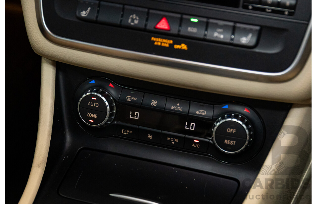 11/2014 Mercedes-Benz GLA200 CDI (FWD) X156 4d Wagon Cosmos Black Metallic Turbo 2.1L