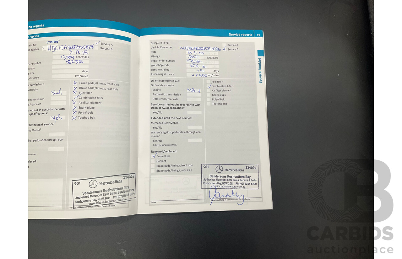 11/2014 Mercedes-Benz GLA200 CDI (FWD) X156 4d Wagon Cosmos Black Metallic Turbo 2.1L