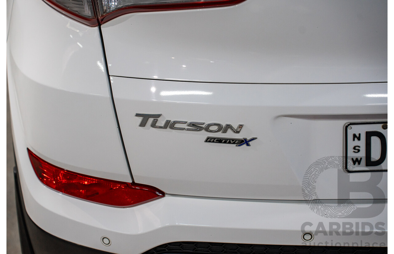 8/2015 Hyundai Tucson Active X (FWD) TL 4d Wagon Pure White 2.0L