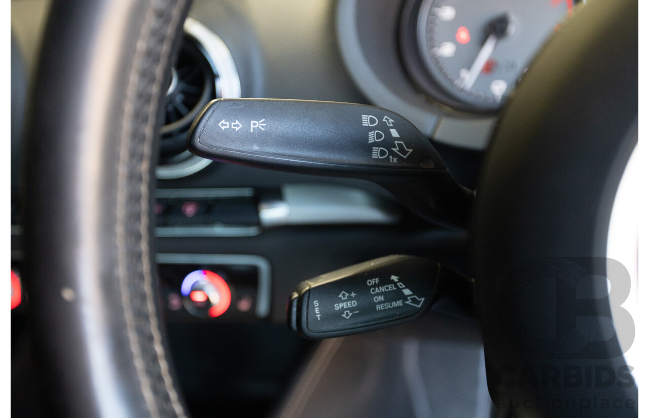 10/2014 Audi S3 2.0 TFSI QUATTRO (AWD) 8V MY14 4D Sedan Daytona Grey Pearl Turbo 2.0L