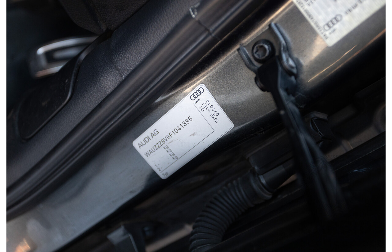 10/2014 Audi S3 2.0 TFSI QUATTRO (AWD) 8V MY14 4D Sedan Daytona Grey Pearl Turbo 2.0L