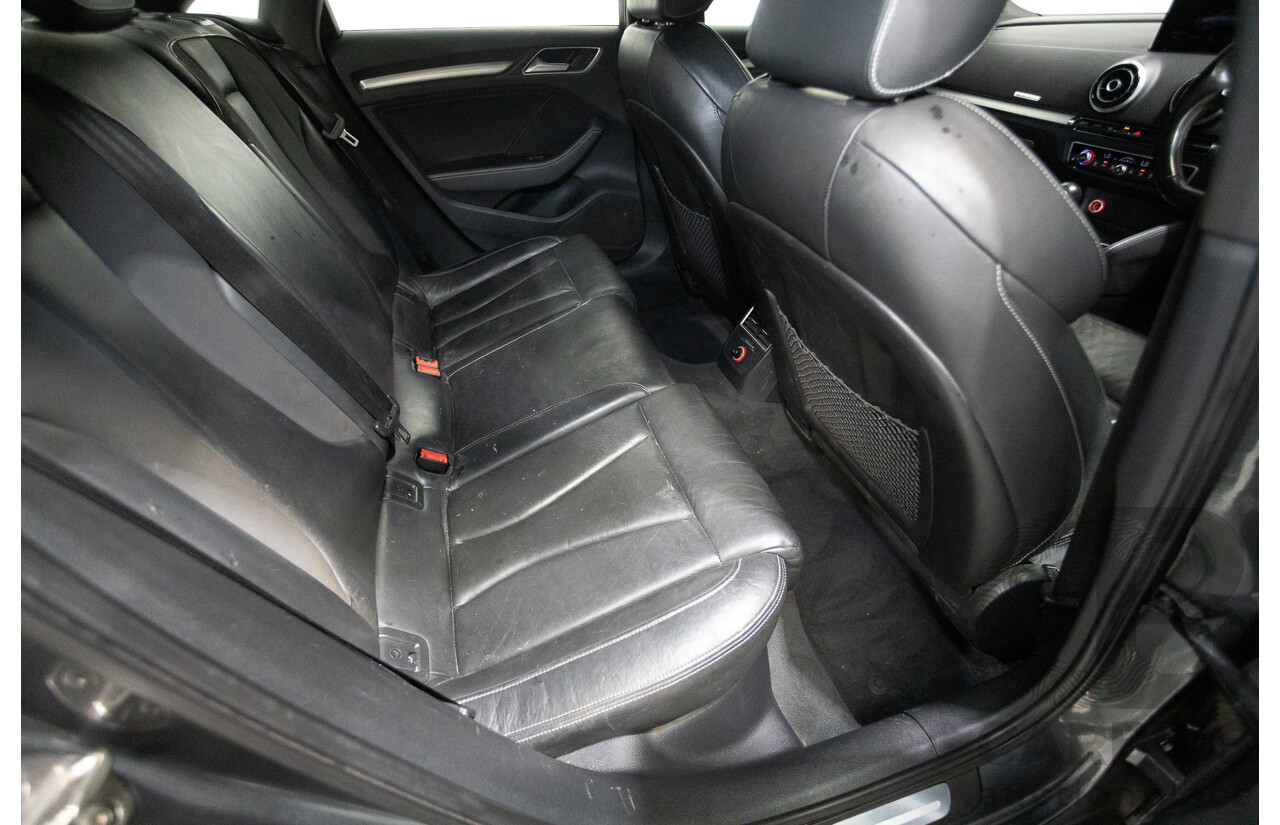 10/2014 Audi S3 2.0 TFSI Quattro (AWD) 8V MY14 4D Sedan Daytona Grey Pearl Turbo 2.0L