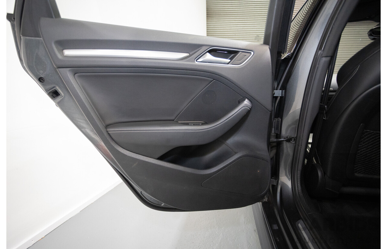 10/2014 Audi S3 2.0 TFSI Quattro (AWD) 8V MY14 4D Sedan Daytona Grey Pearl Turbo 2.0L