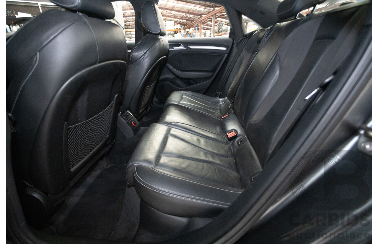 10/2014 Audi S3 2.0 TFSI Quattro (AWD) 8V MY14 4D Sedan Daytona Grey Pearl Turbo 2.0L