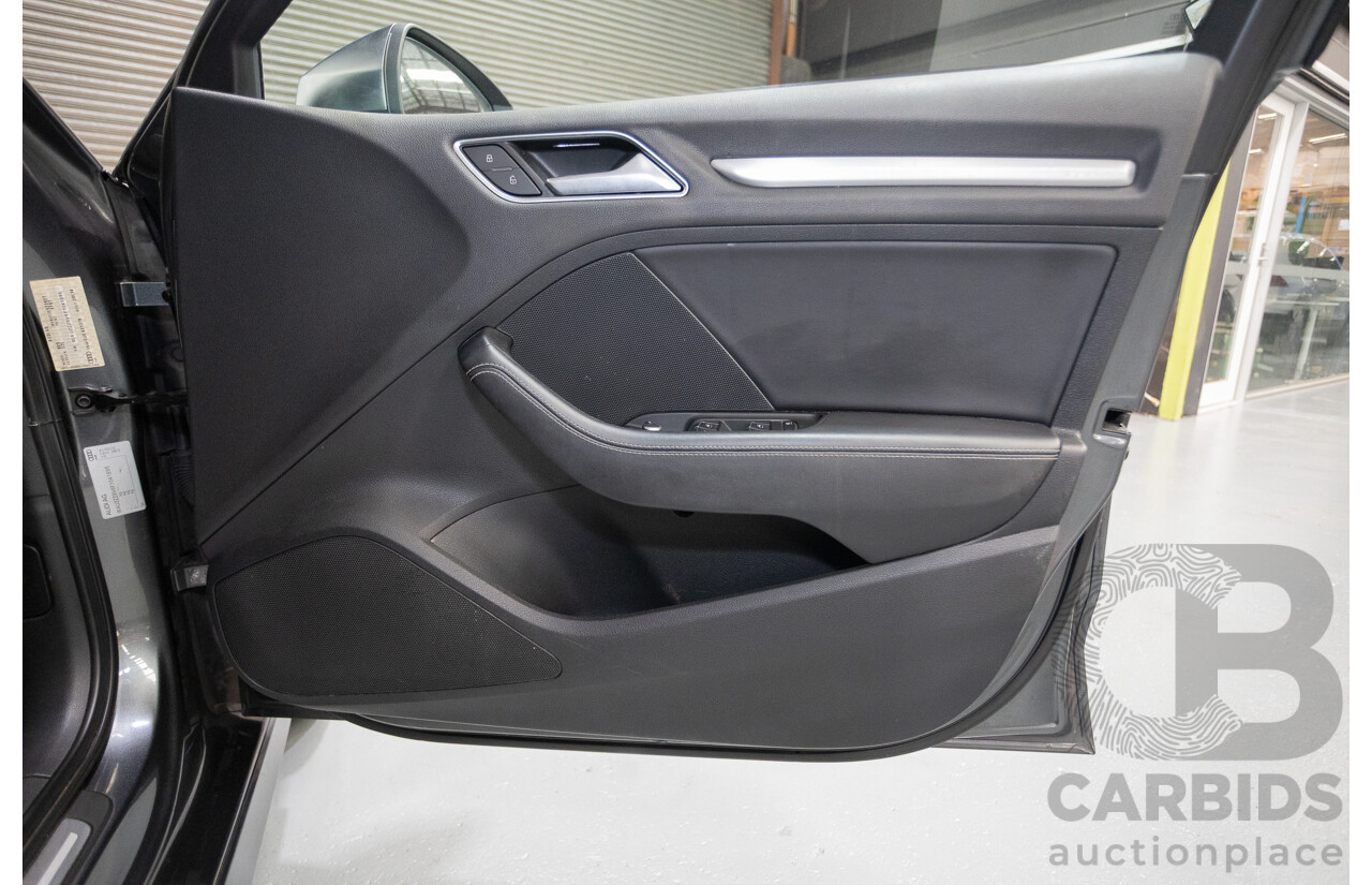 10/2014 Audi S3 2.0 TFSI Quattro (AWD) 8V MY14 4D Sedan Daytona Grey Pearl Turbo 2.0L