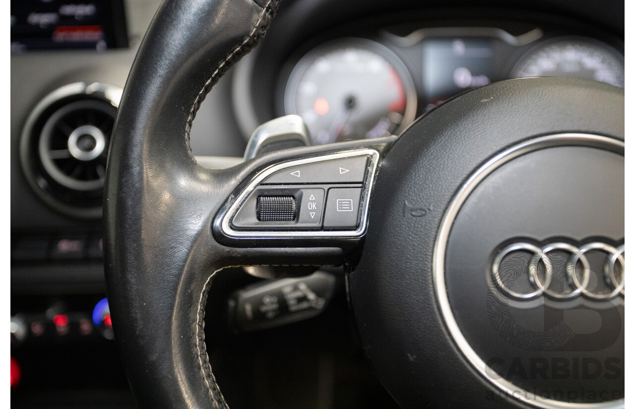 10/2014 Audi S3 2.0 TFSI Quattro (AWD) 8V MY14 4D Sedan Daytona Grey Pearl Turbo 2.0L