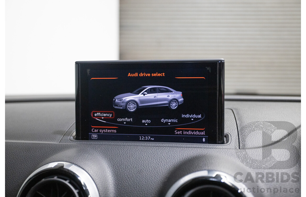 10/2014 Audi S3 2.0 TFSI Quattro (AWD) 8V MY14 4D Sedan Daytona Grey Pearl Turbo 2.0L