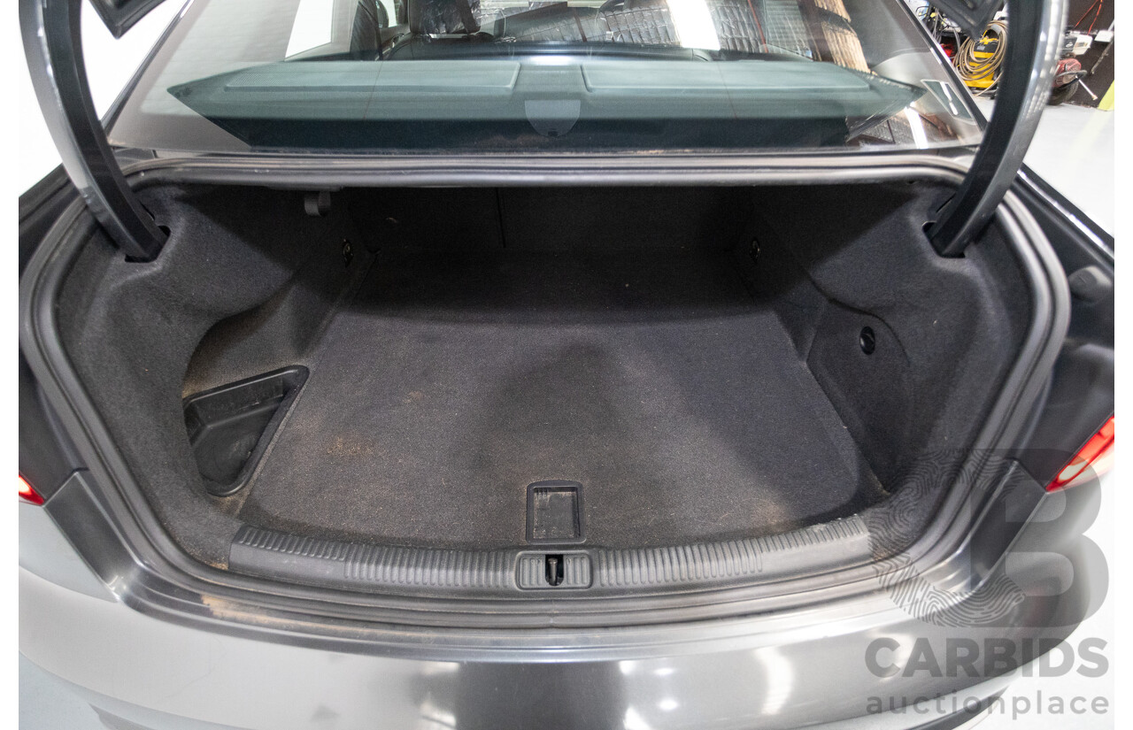 10/2014 Audi S3 2.0 TFSI Quattro (AWD) 8V MY14 4D Sedan Daytona Grey Pearl Turbo 2.0L