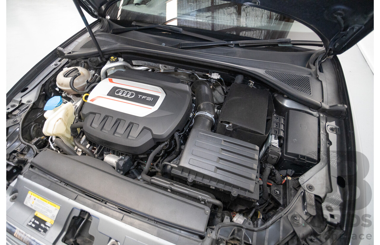 10/2014 Audi S3 2.0 TFSI Quattro (AWD) 8V MY14 4D Sedan Daytona Grey Pearl Turbo 2.0L