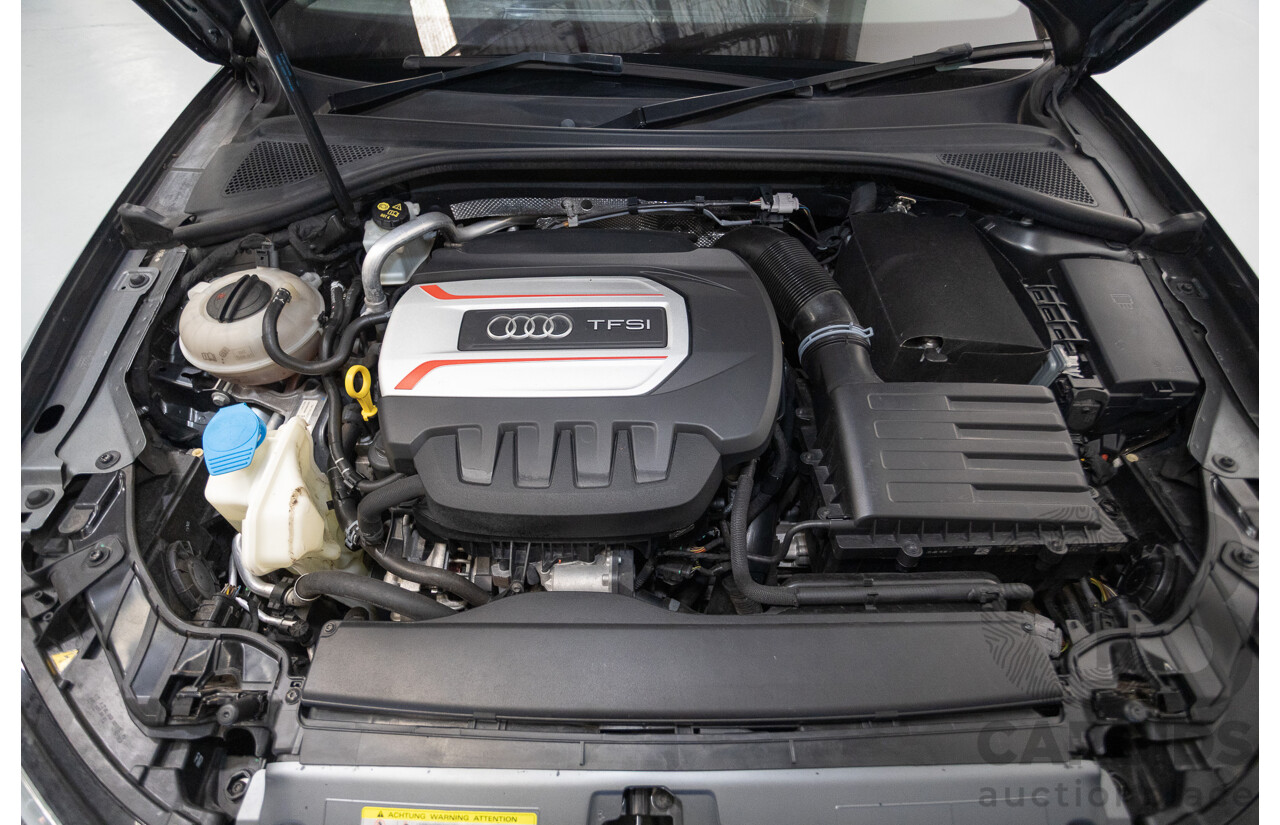10/2014 Audi S3 2.0 TFSI Quattro (AWD) 8V MY14 4D Sedan Daytona Grey Pearl Turbo 2.0L