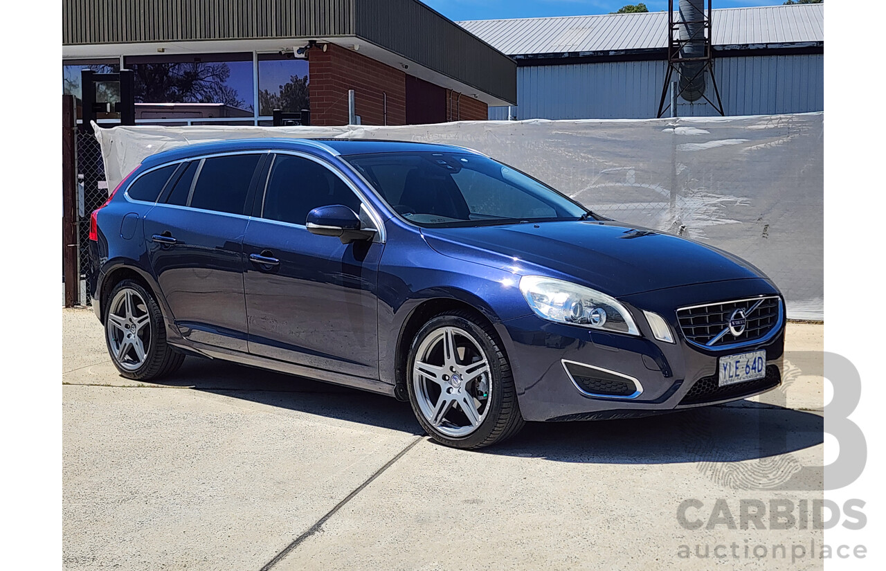 1/2013 Volvo V60 D3 Teknik F MY12 4d Wagon Blue 2.0L