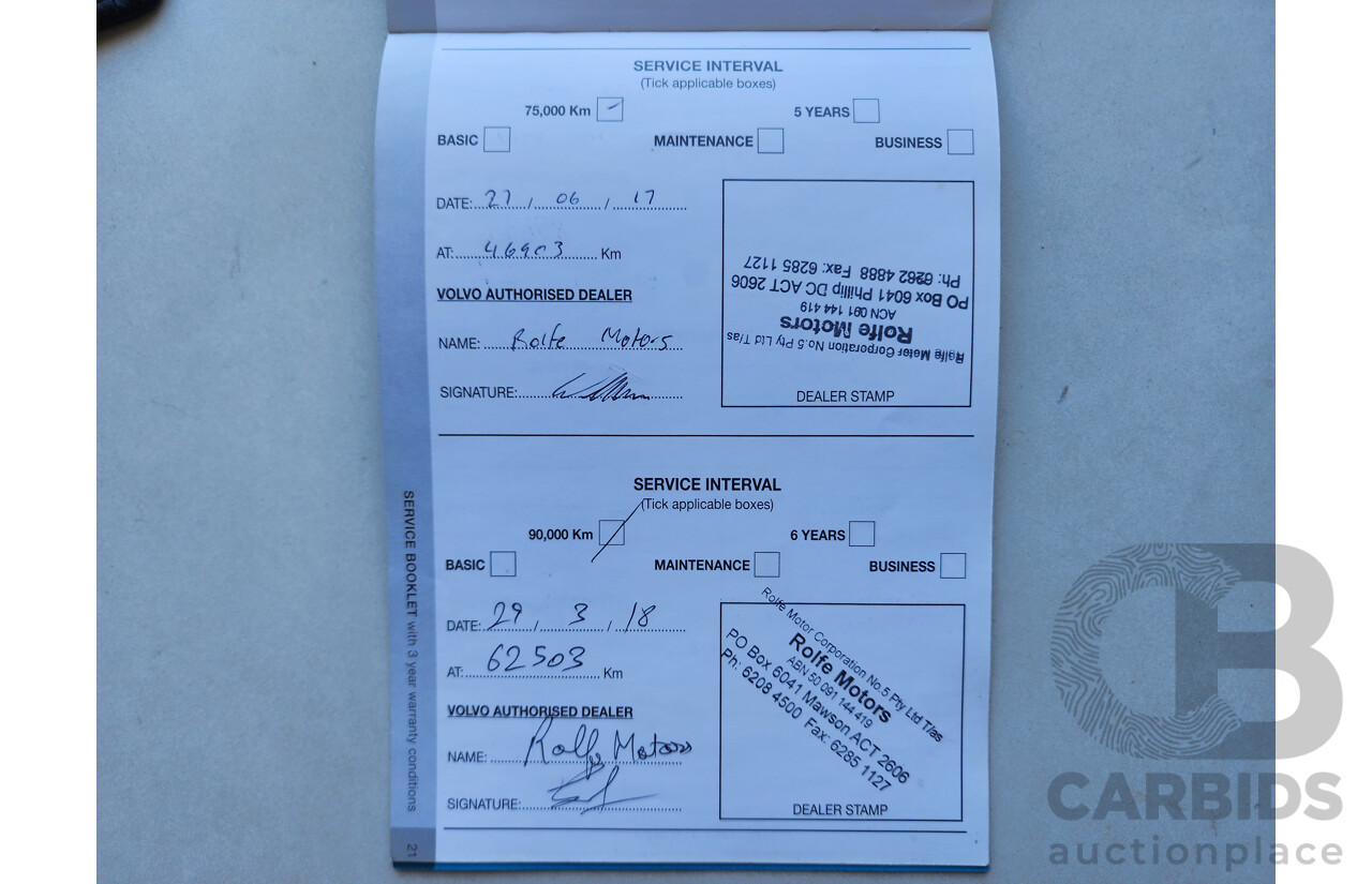 1/2013 Volvo V60 D3 Teknik F MY12 4d Wagon Blue 2.0L