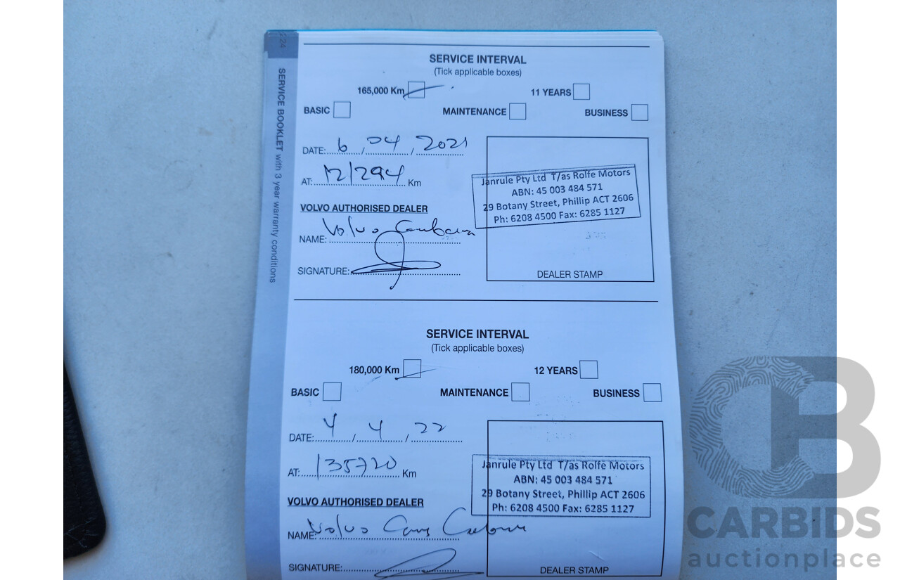 1/2013 Volvo V60 D3 Teknik F MY12 4d Wagon Blue 2.0L