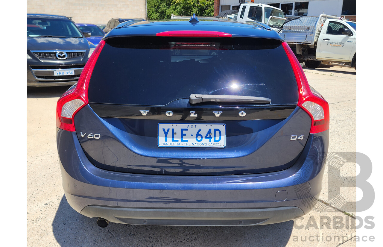 1/2013 Volvo V60 D3 Teknik F MY12 4d Wagon Blue 2.0L