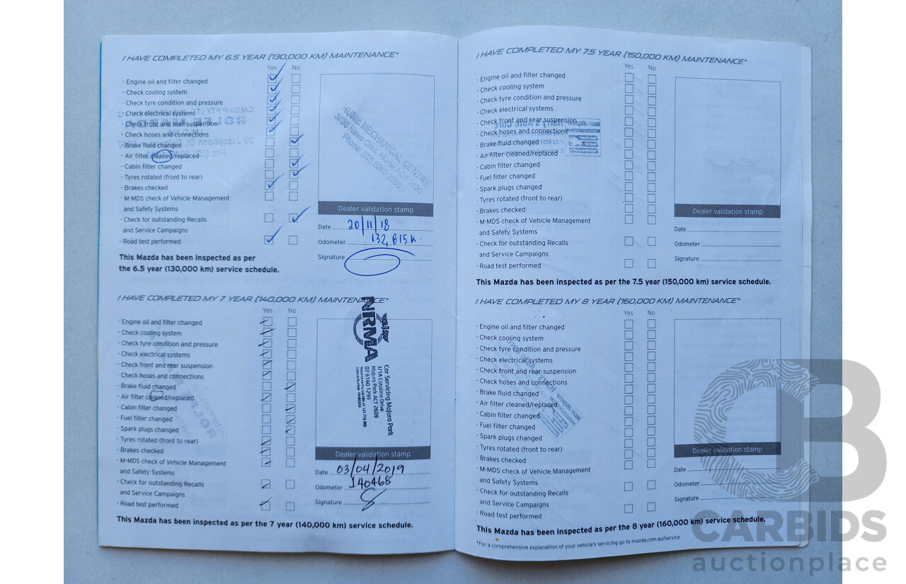 8/2012 Mazda Cx-5 MAXX Sport (4x4)  4d Wagon White 2.2L