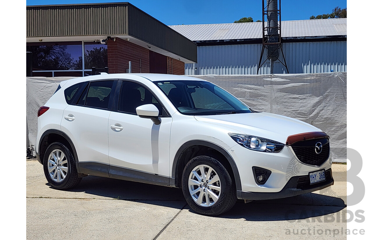 8/2012 Mazda Cx-5 MAXX Sport (4x4) 4d Wagon White 2.2L