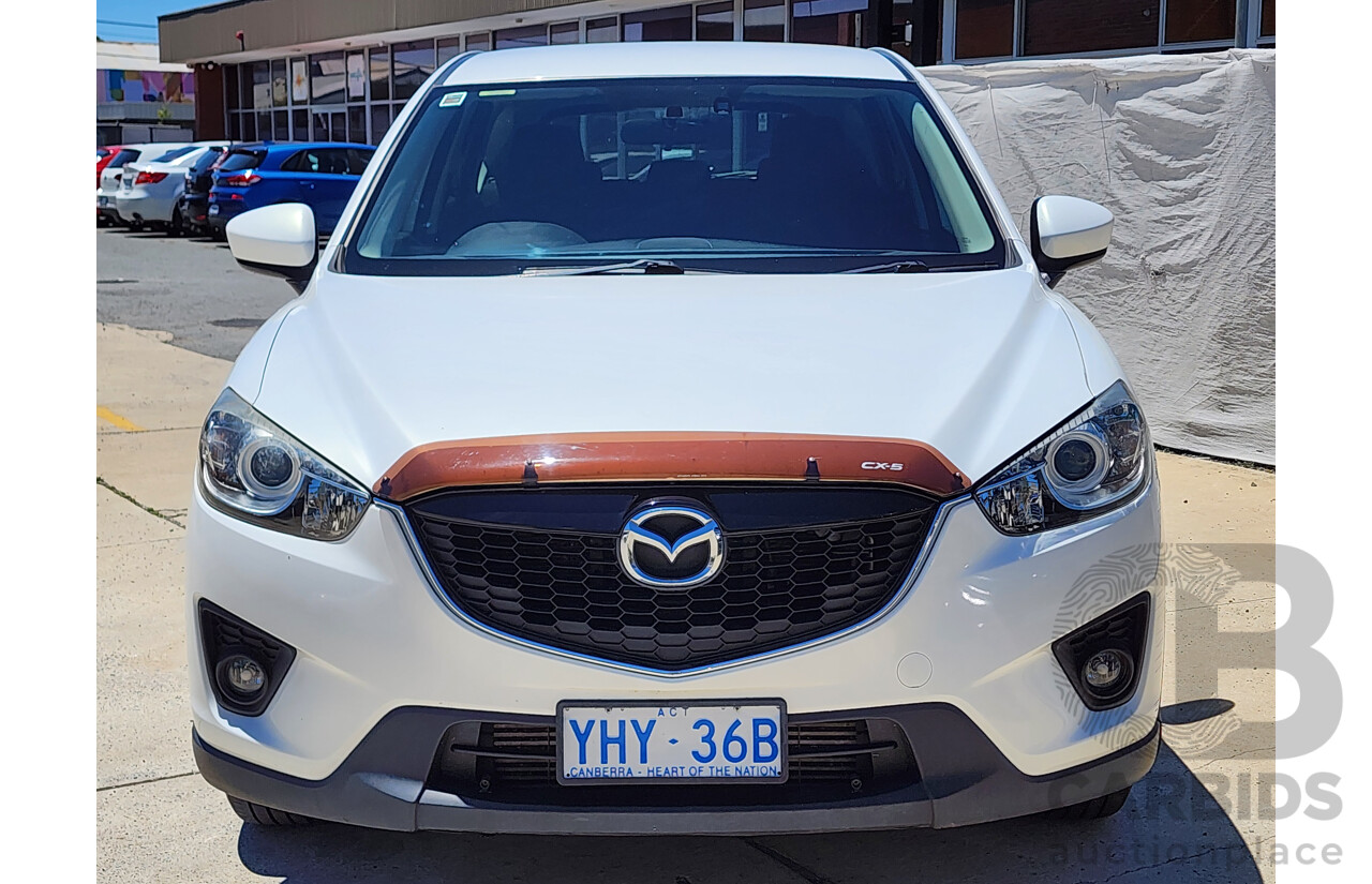 8/2012 Mazda Cx-5 MAXX Sport (4x4) 4d Wagon White 2.2L