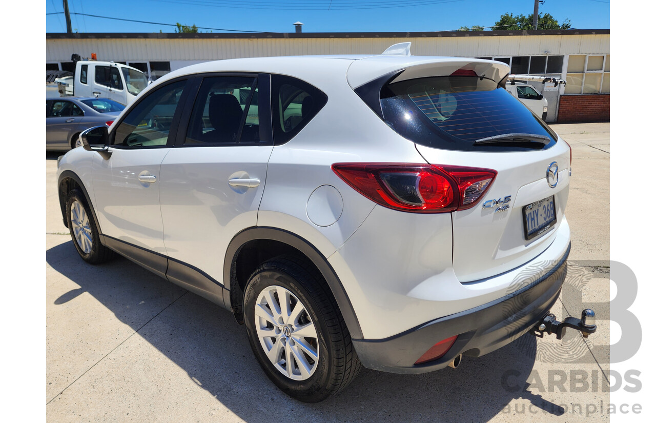 8/2012 Mazda Cx-5 MAXX Sport (4x4) 4d Wagon White 2.2L